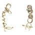 CHANEL CC Coco Earrings Metal Gold
