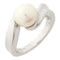 MIKIMOTO Pearl Ring 18K White Gold US#5.5/JP#10.5