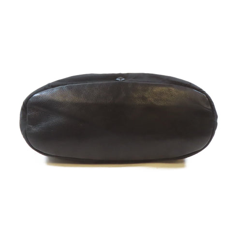 GIVENCHY GHW Nightingale Studded Bag 2 Way Shoulder Handbag Nylon Black