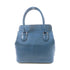 HERMES PHW Toolbox 2 Way Shoulder Handbag Swift Leather Bleu Agate Blue