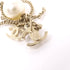 CHANEL CC Earrings Accessories 09A Metal PVC Gold White