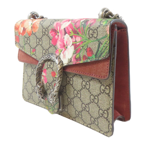 GUCCI GG SHW Dionysus Chain Shoulder Bag 421970 GG Supreme Brown