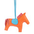 HERMES Rodeo GM Charm Swift Leather Orange/Blue