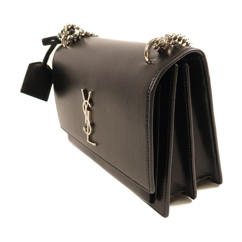 SAINT LAURENT YSL SHW Sunset Medium Chain Shoulder Calfskin Leather 442906