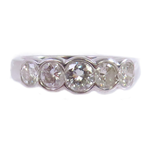 JEWELRY Diamond Ring US#4.75 18K White Gold