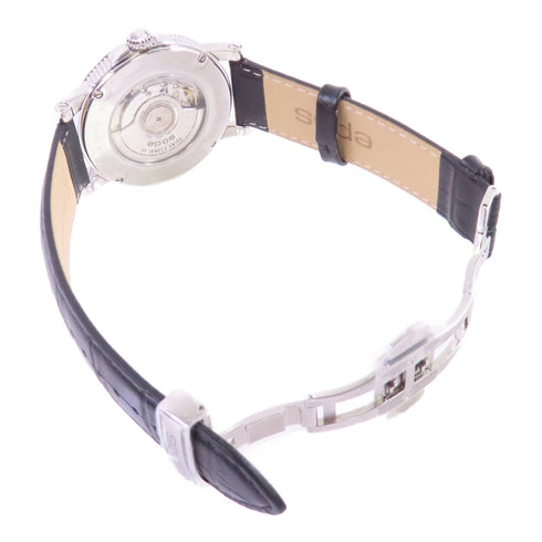 EPOS Emotion 3390S Automatic Watch Stainless Steel Leather Belt