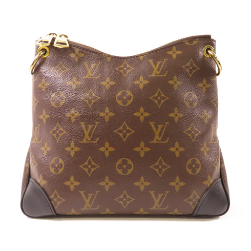LOUIS VUITTON LV GHW Odeon PM Monogram Shoulder Bag M45353 Brown