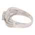 JEWELRY 1.66ct 0.68ct Diamond Ring 18K White Gold US#8.75