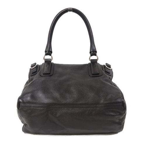 GIVENCHY SHW Pandora Handbag Leather Black