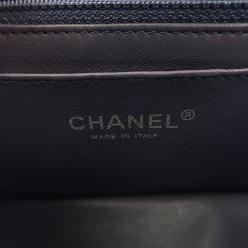 CHANEL CC SHW Classic Chain Shoulder Bag Lambskin Leather A69900 Purple