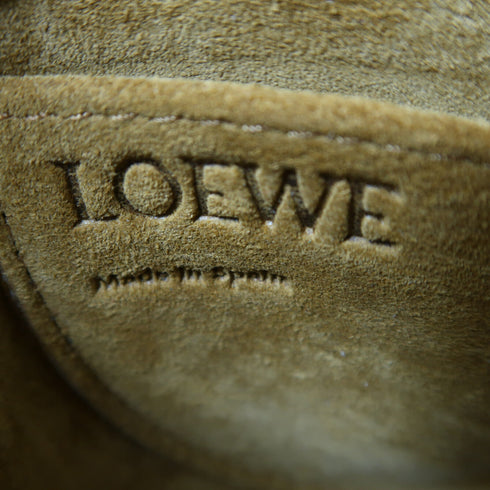 LOEWE GHW Mini Gate Shoulder Bag 27192 Calfskin Leather Green