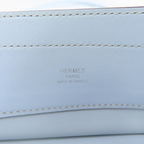 HERMES PHW Aline Shoulder Bag Swift Leather Bleu Brume Blue