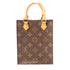 LOUIS VUITTON LV Petit Sac Plat 2 Way Shoulder Bag Handbag M69442 Monogram Brown v4