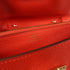 HERMES GHW Mini Convoyeur Shoulder Bag Evercolor Leather Rouge Tomate