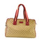 GUCCI GG Boston Bag Travel Bag GG Canvas 153240 Brown Red