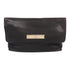 Alexander McQueen GHW Clutch Bag Pouch Calfskin Leather Black