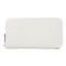 HERMES PHW Silk In Classic Long Wallet Evercolor Leather White