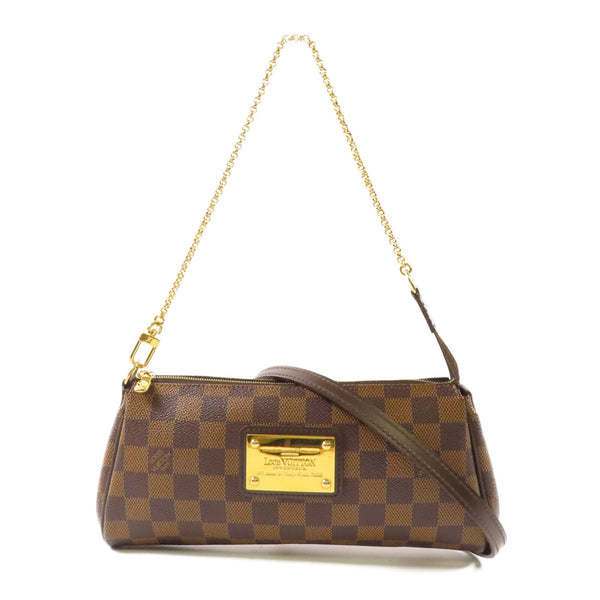 LOUIS VUITTON LV GHW Eva 2 Way Shoulder Bag N55213 Damier Brown