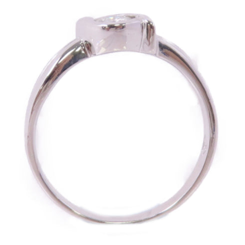 Fine Jewelry 0.32ct Diamond Ring US#6.5 18K White Gold