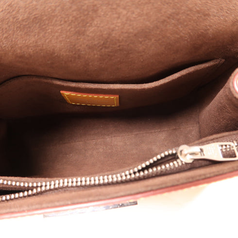 LOUIS VUITTON LV GHW Cluny Mini 2 Way Shoulder Bag M58931 Epi Brown