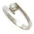 FINE JEWELRY 0.18ct Diamond Ring 18K White Gold US#6