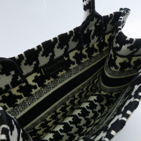 Christian Dior Medium Book Tote Bag Canvas Black