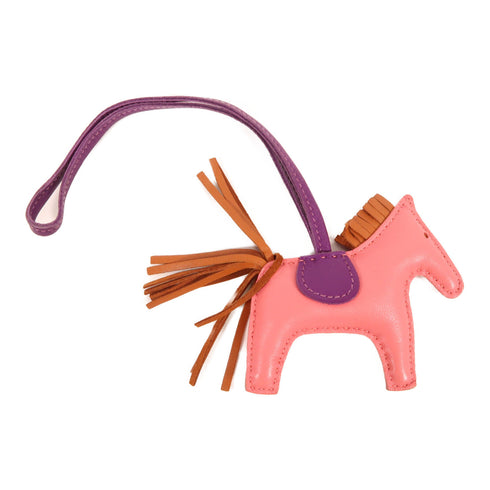 HERMES Rodeo PM Swift Leather Pink/Purple/Brown