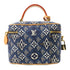 LOUIS VUITTON GHW Since 1854 Vanity NV 2 Way Bag M57403 Monogram Jacquard Blue