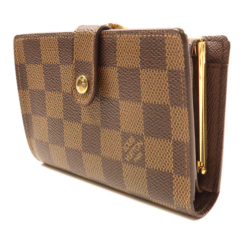 LOUIS VUITTON LV GHW Portefeuille Viennois Wallet N61674 Damier Brown