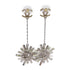 CHANEL CC Rhinestones Earrings A17K Metal Gold and Silver Tone Color