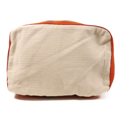 HERMES Backpack/Rucksack Canvas Beige