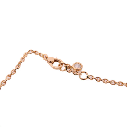 HERMES Finesse Bracelet Diamond 18K Pink Gold