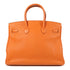 HERMES GHW Birkin 35 Hand Bag Togo Leather