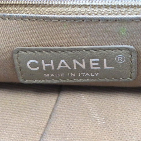 CHANEL CC SHW Chain Shoulder Bag Calfskin Leather Black v1