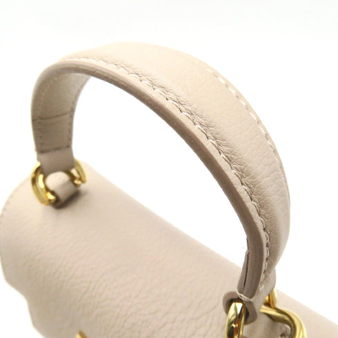 LOUIS VUITTON LV GHW 2 Way Shoulder Bag Handbag #M21052 Calfskin Leather Beige