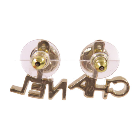 CHANEL CC GHW CC Heart Earrings A21A Metal PVC Rhinestones White Gold Tone Color