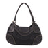 PRADA SHW Shoulder Bag BR3264 Nylon/Calfskin Leather Black