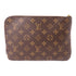 LOUIS VUITTON LV Etui Voyage PM Clutch Bag Pouch M44148 Monogram Brown
