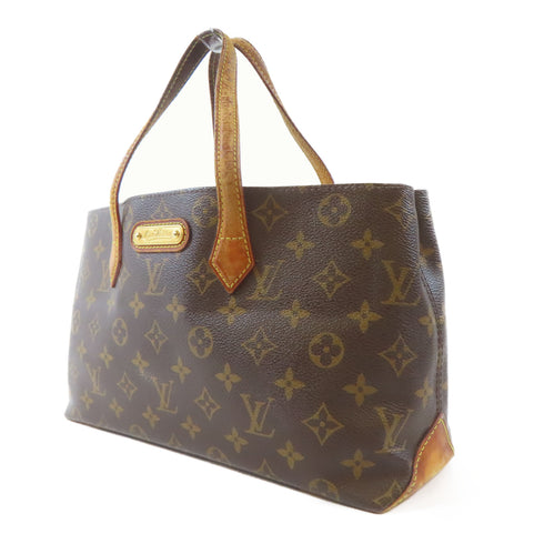 LOUIS VUITTON LV GHW Wilshire PM Handbag Shoulder Bag M40595 Monogram Brown