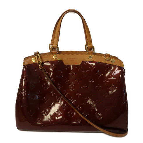 LOUIS VUITTON LV GHW Blair GM 2Way Shoulder Hand Bag Vernis M91689 Red