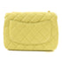 CHANEL CC GHW Chain Shoulder Bag Lambskin Leather Yelllow