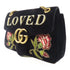 GUCCI GHW GG Marmont Chain Shoulder Bag 443496 Velvet Black