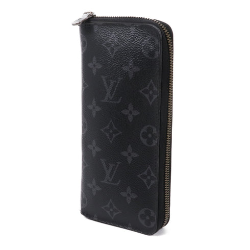 LOUIS VUITTON LV Zippy Wallet Vertical Long Wallet M62295 Monogram Eclipse