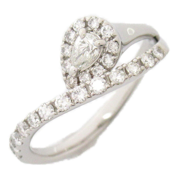 FINE JEWELRY 0.1ct Diamond 0.3ct Diamond Ring PT900 Platinum US#5 JP#9