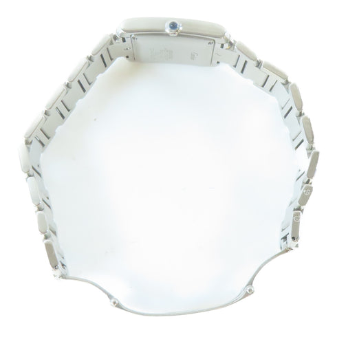 CARTIER Tank Francaise Automatic Watch W51002Q3 Stainless Steel White