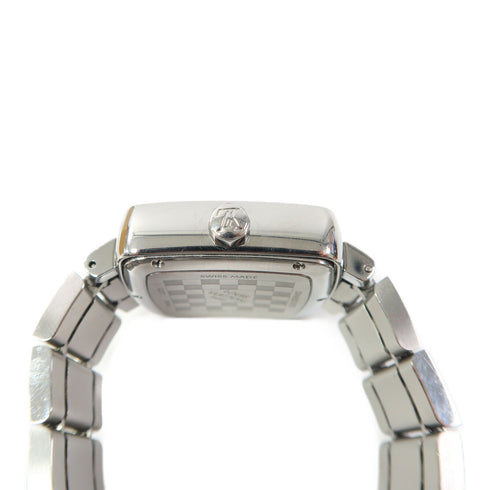 LOUIS VUITTON LV Speedy Duojet GMT Quartz Watch Q2371 Stainless Steel Silver