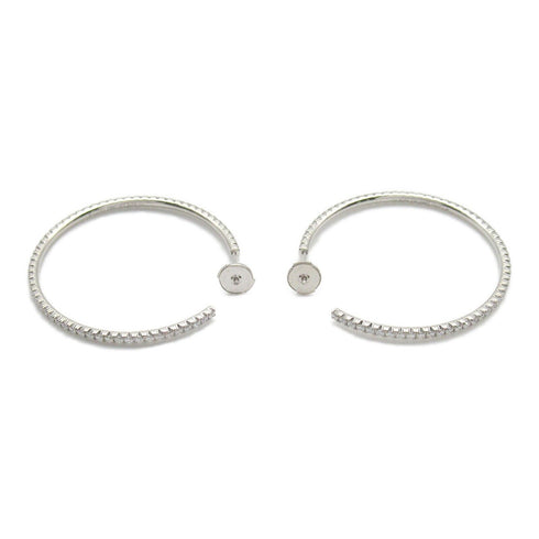 CARTIER Etincelle De Catier Pierce Earring Earrings N8515086 18K White Gold