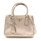 PRADA SHW 2 Way Shoulder Bag 1BA896 Saffiano Leather Silver