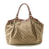 GUCCI GG GHW Sukey Hobo Shoulder Bag 211943 Canvas Brown v1