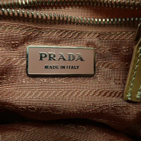 PRADA SHW Shoulder Bag Nylon Patent Leather BR2840 Cipria Light Dusty Pink